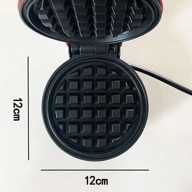 Mini Waffle Maker – ماكينة وافل ميني مستوردة من SHEIN | كهربائية غير لاصقة – 350 وات